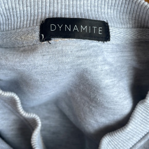 Cropped Grey Dynamite Sweatshirt - Picture 5 of 5
